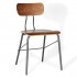 CS241S-BLK Philipa Hospitality restaurant industrial school house indoor Side Chair